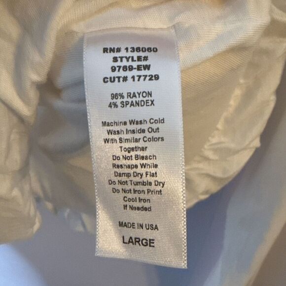 Project Social T Happiness In A Glass T-Shirt Womens‎ Large White Minimalist - Picture 3 of 5